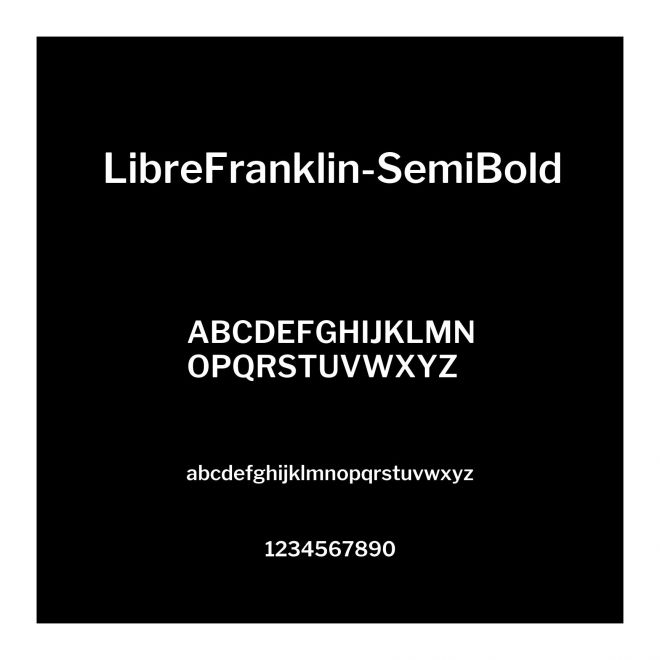 LibreFranklin-SemiBold