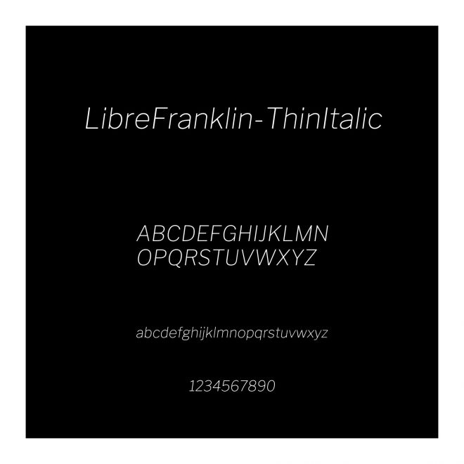 LibreFranklin-ThinItalic