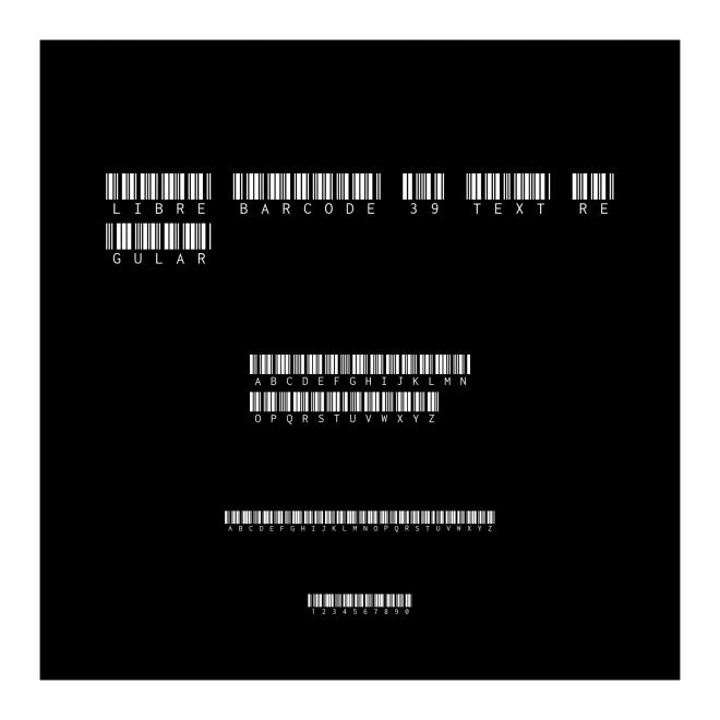 Libre Barcode 39 Text Regular