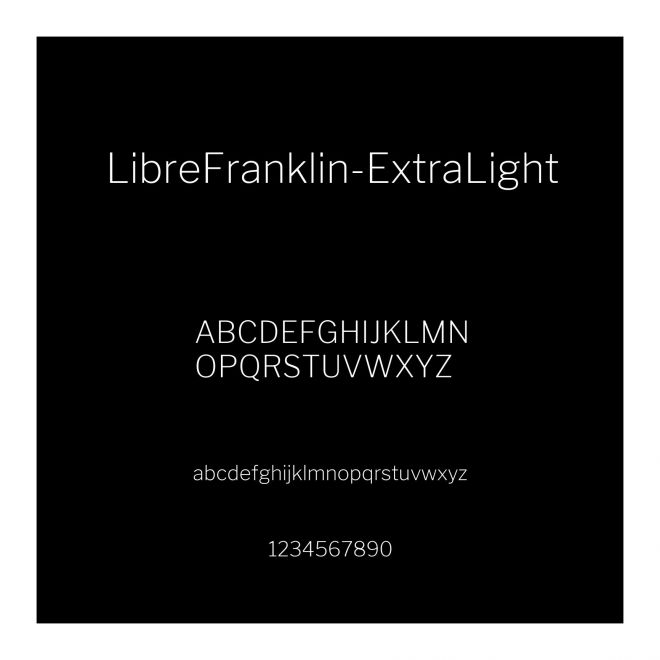 LibreFranklin-ExtraLight