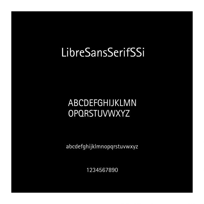 LibreSansSerifSSi