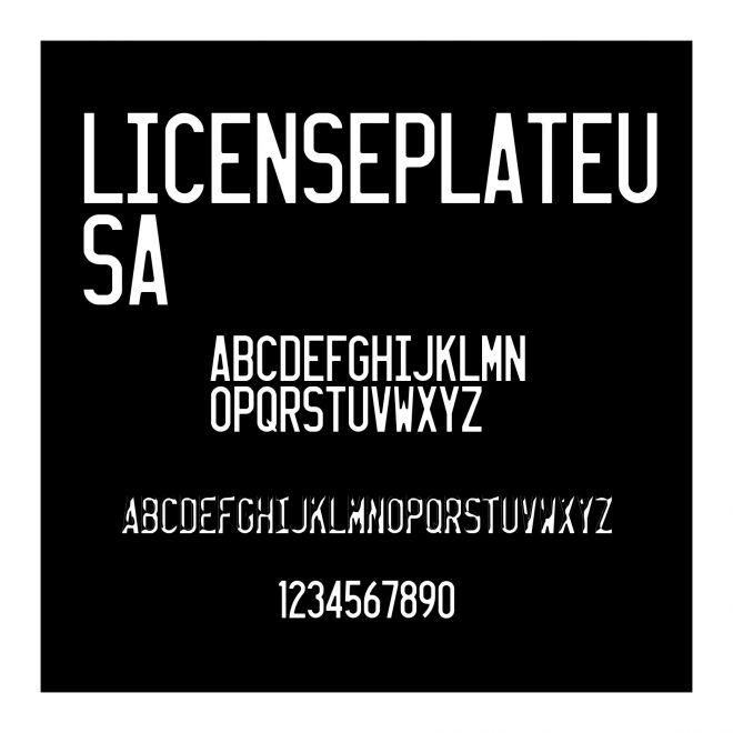 LICENSEPLATEUSA