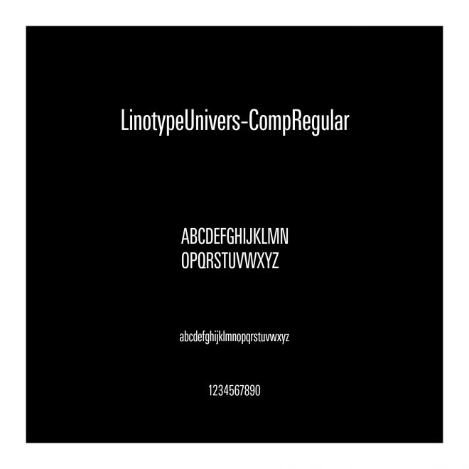 LinotypeUnivers-CompRegular