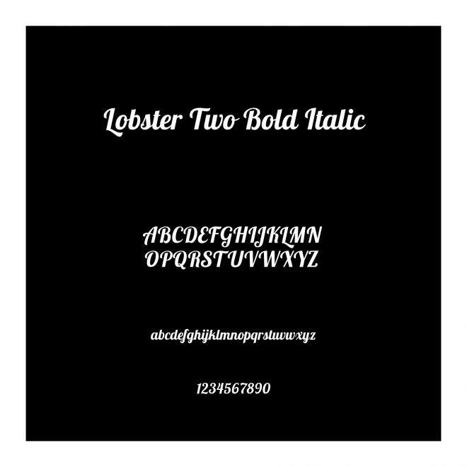 Lobster Two Bold Italic