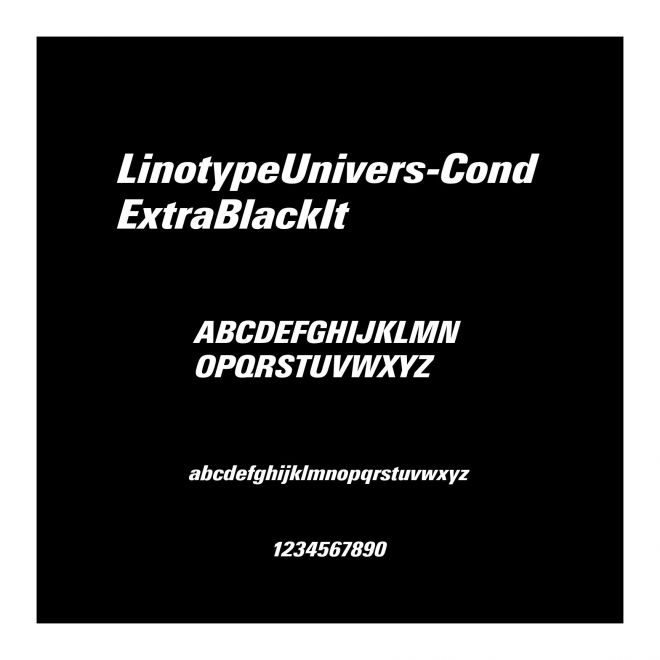 LinotypeUnivers-CondExtraBlackIt