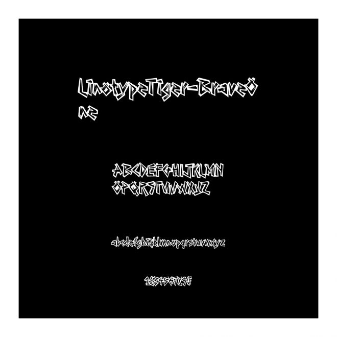 LinotypeTiger-BraveOne