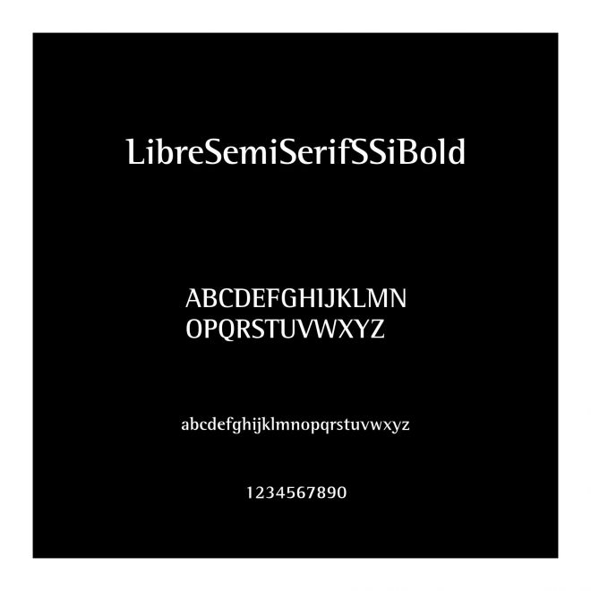 LibreSemiSerifSSiBold