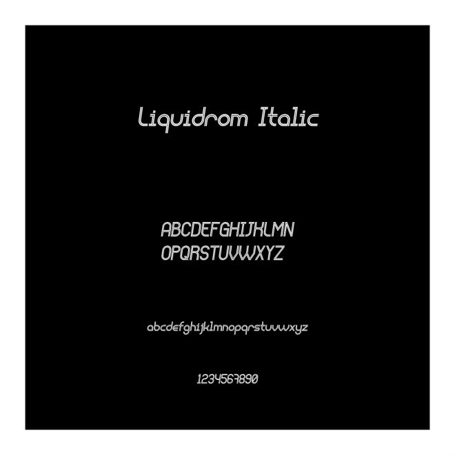 Liquidrom-Italic
