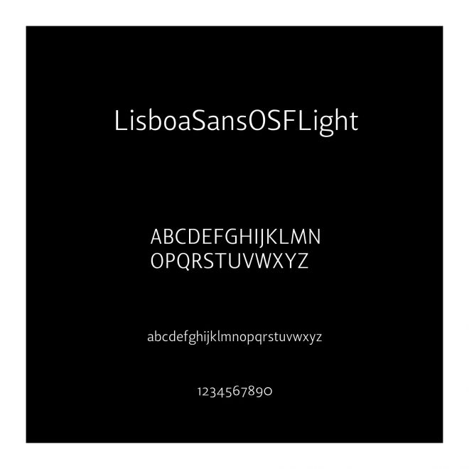 LisboaSansOSFLight