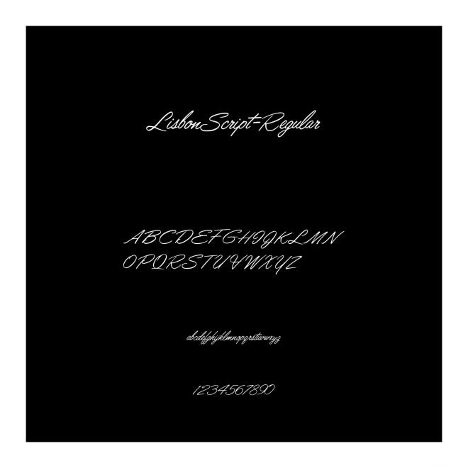 LisbonScript-Regular