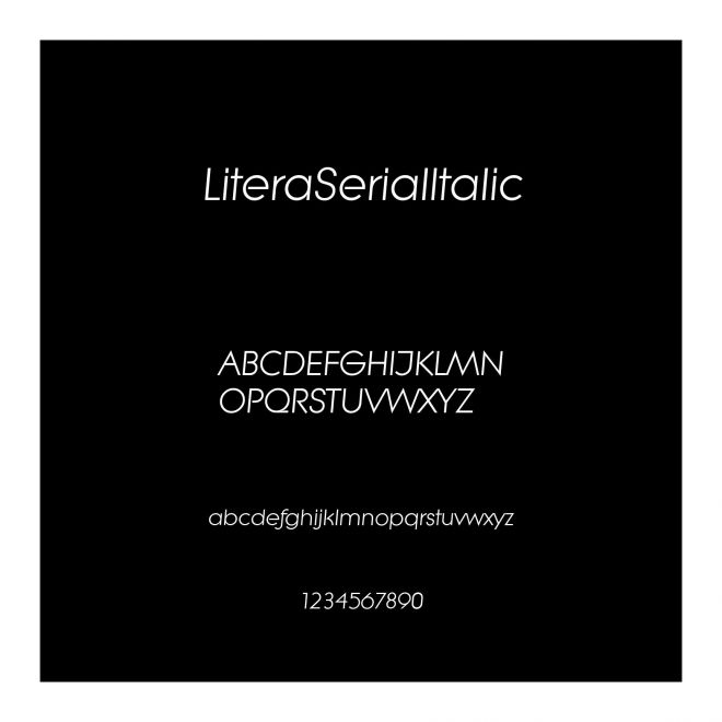 LiteraSerialItalic