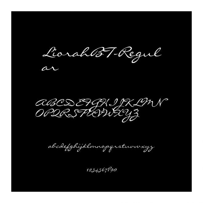 LiorahBT-Regular