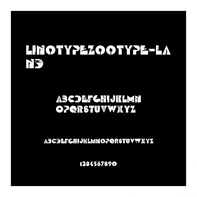 LinotypeZootype-Land