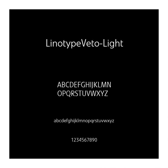 LinotypeVeto-Light