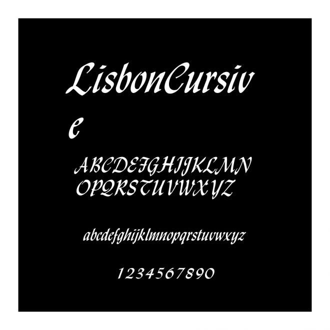 LisbonCursive