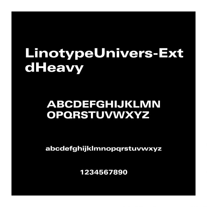 LinotypeUnivers-ExtdHeavy