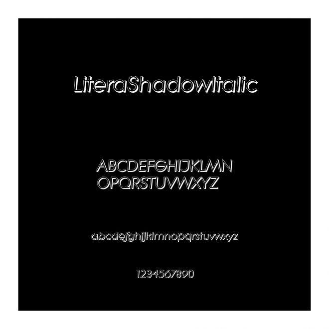 LiteraShadowItalic
