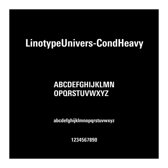 LinotypeUnivers-CondHeavy