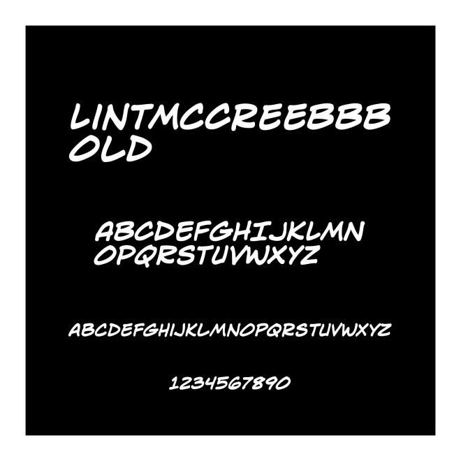 LintMcCreeBBBold