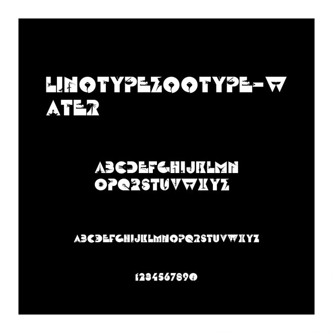 LinotypeZootype-Water