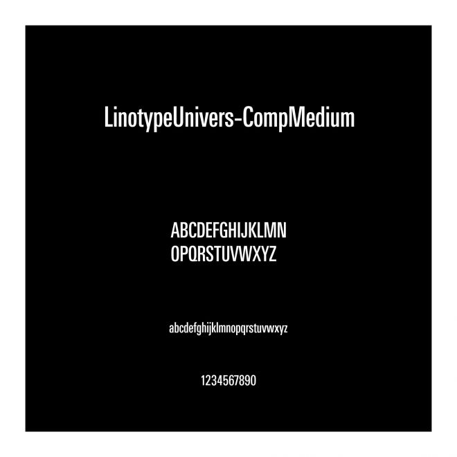 LinotypeUnivers-CompMedium