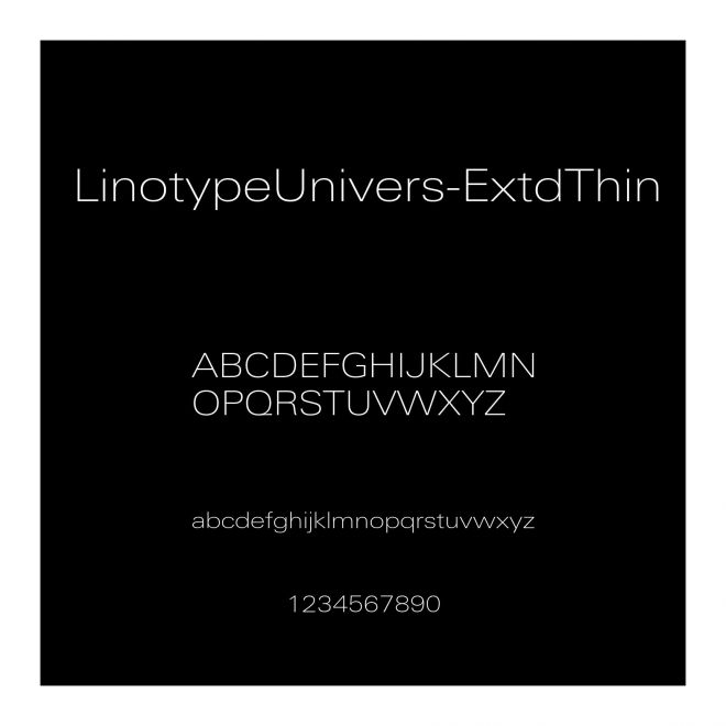 LinotypeUnivers-ExtdThin