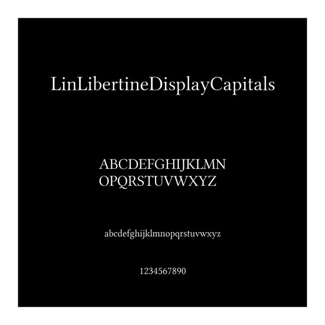 LinLibertineDisplayCapitals