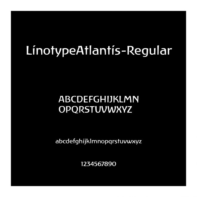 LinotypeAtlantis-Regular