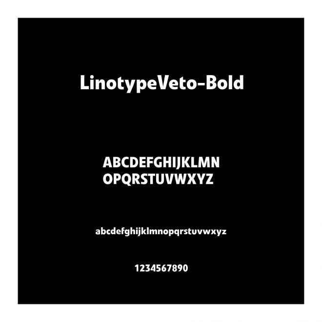 LinotypeVeto-Bold