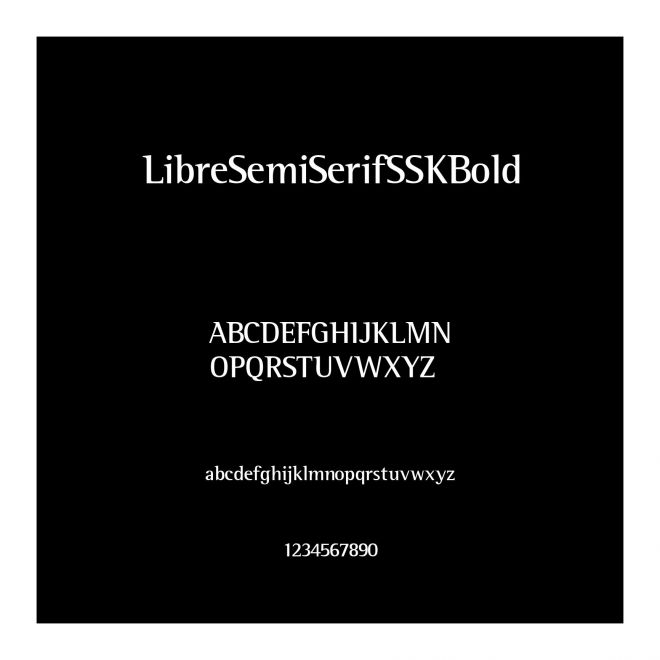 LibreSemiSerifSSKBold