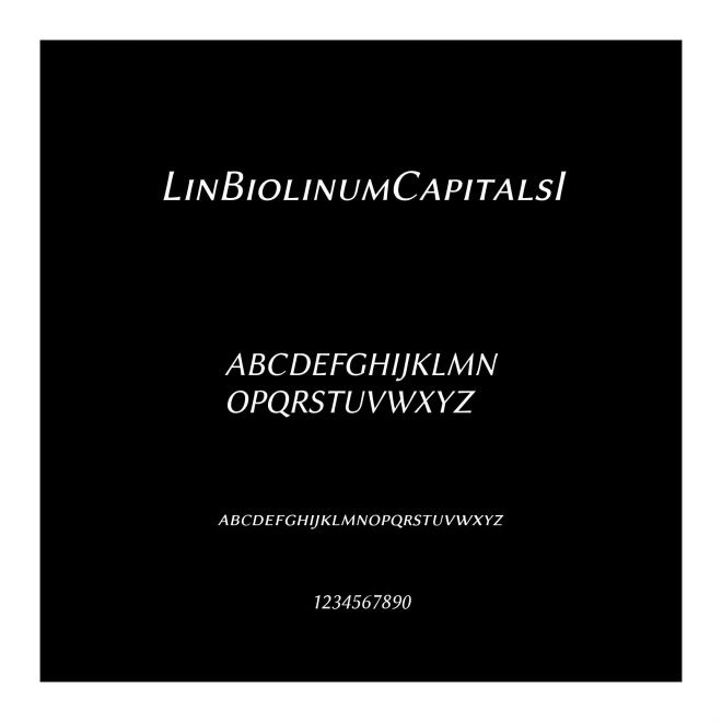 LinBiolinumCapitalsI
