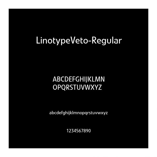 LinotypeVeto-Regular