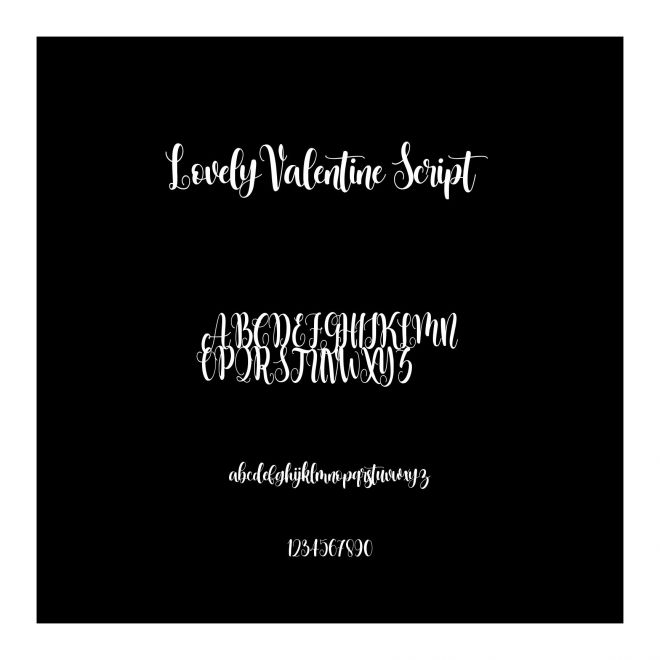 Lovely Valentine Script
