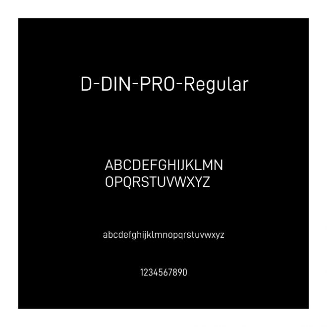D-DIN-PRO-Regular