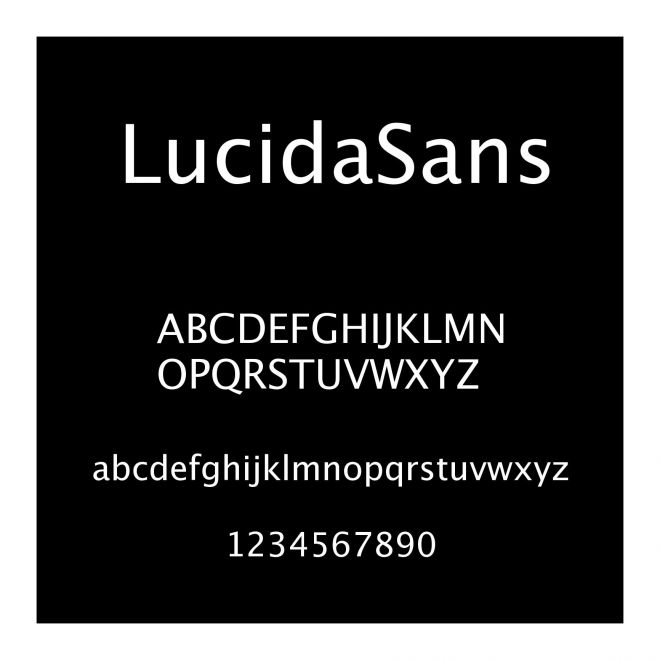 LucidaSans