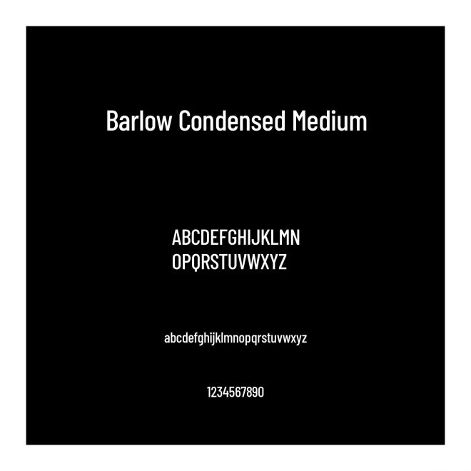 Barlow Condensed Medium