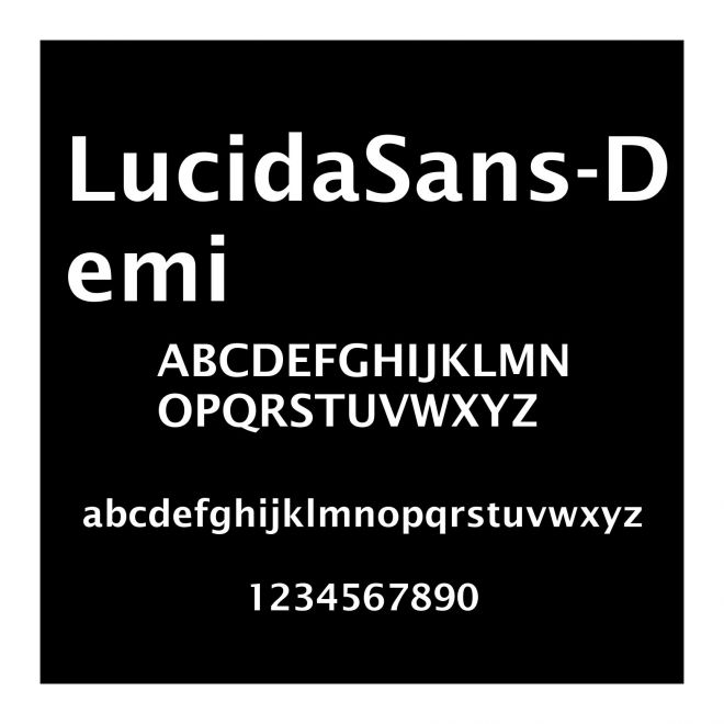 LucidaSans-Demi