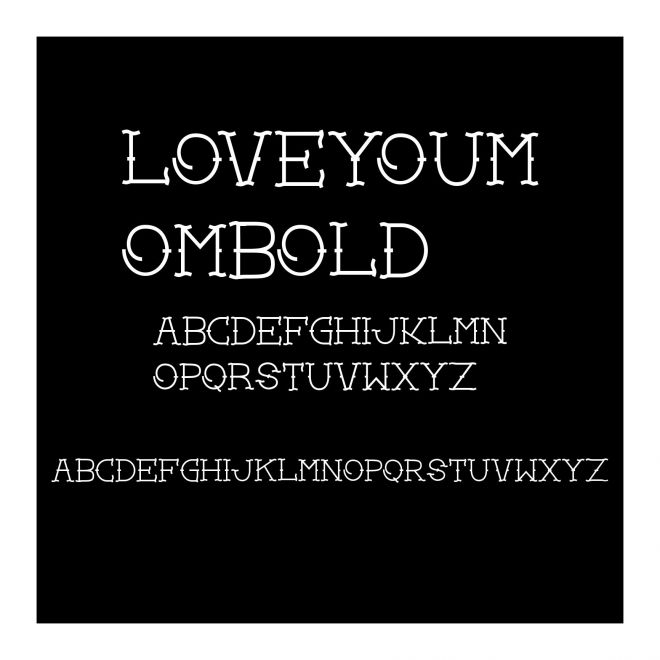 LoveyoumomBold