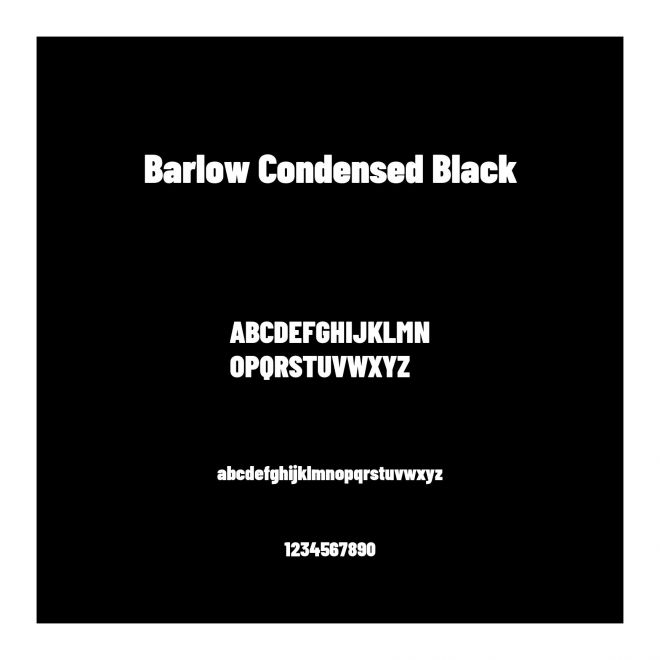 Barlow Condensed Black