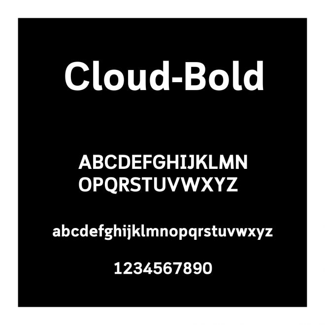 Cloud-Bold