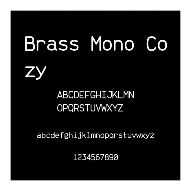 Brass Mono Cozy