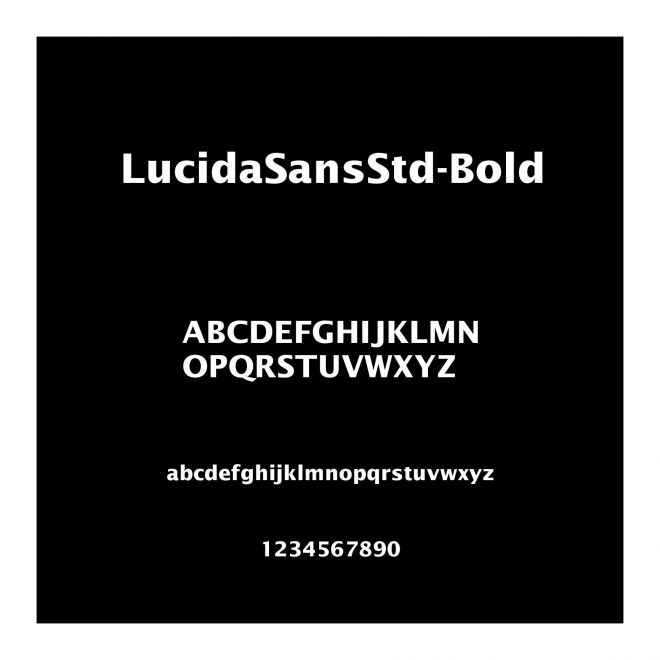 LucidaSansStd-Bold