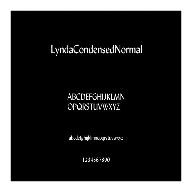 LyndaCondensedNormal