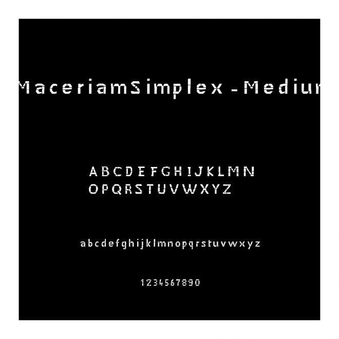 MaceriamSimplex-Medium