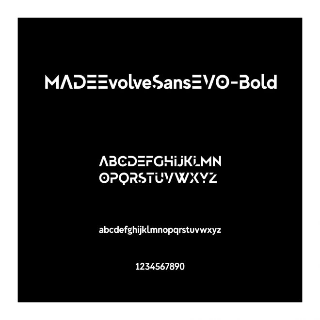 MADEEvolveSansEVO-Bold
