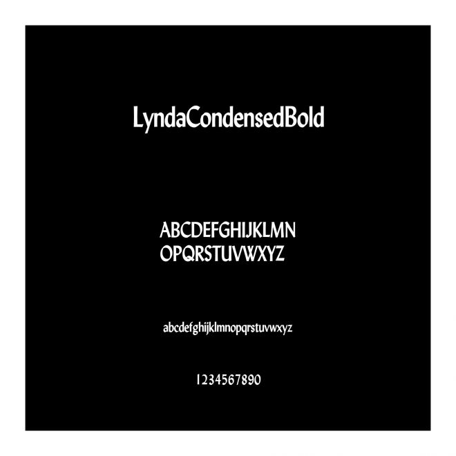 LyndaCondensedBold
