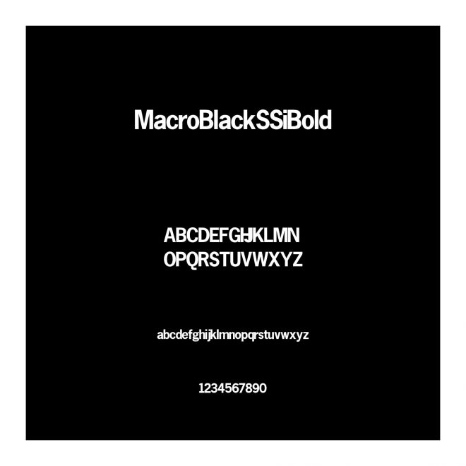 MacroBlackSSiBold