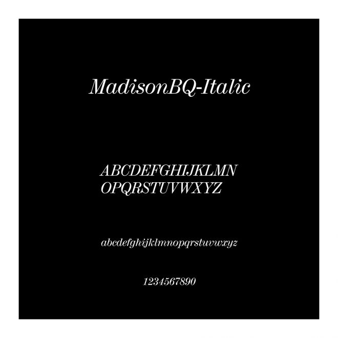 MadisonBQ-Italic