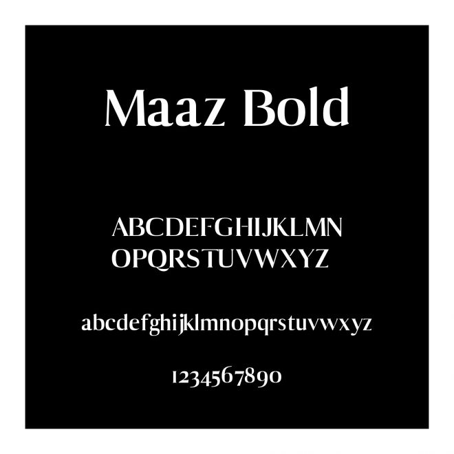 Maaz Bold