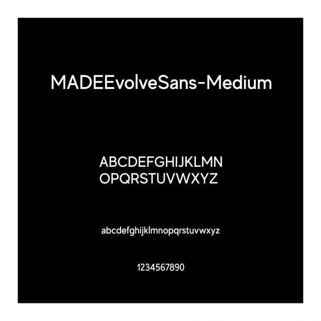 MADEEvolveSans-Medium